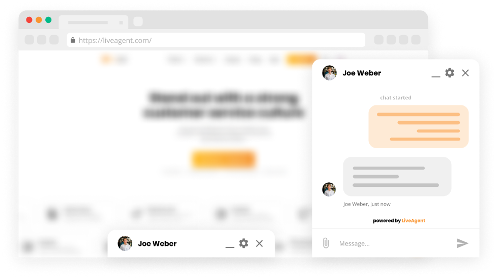 Функция закрепления окна чата в программном обеспечении живого чата - LiveAgent