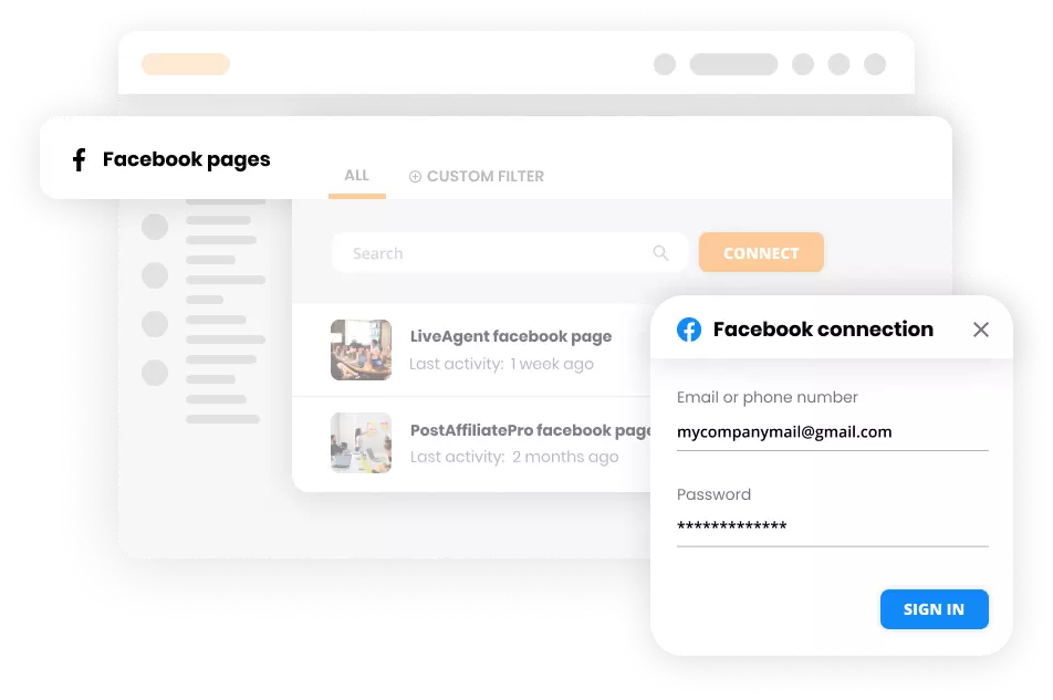 Customer communication via multiple channels
