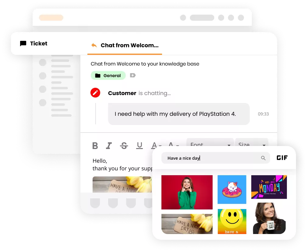 Features and integrations for efficient customer services
