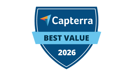 capterra best value badge 2026