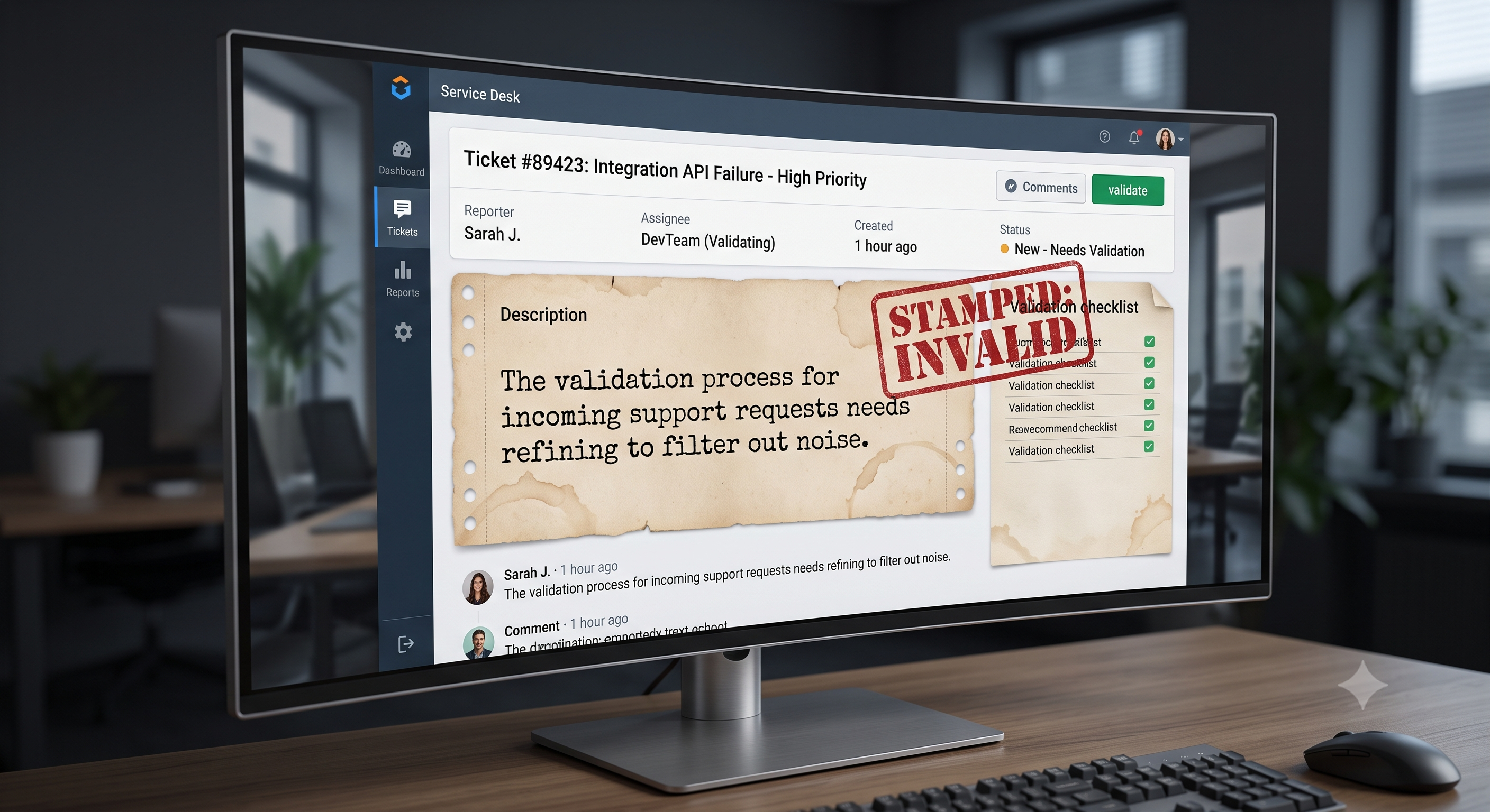 What is ticket validation, and why does it stop your team wasting time on invalid requests?