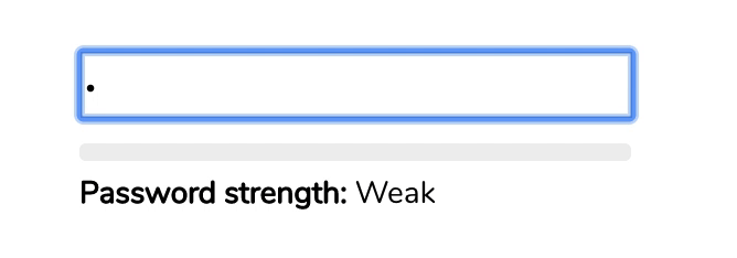 Password strength