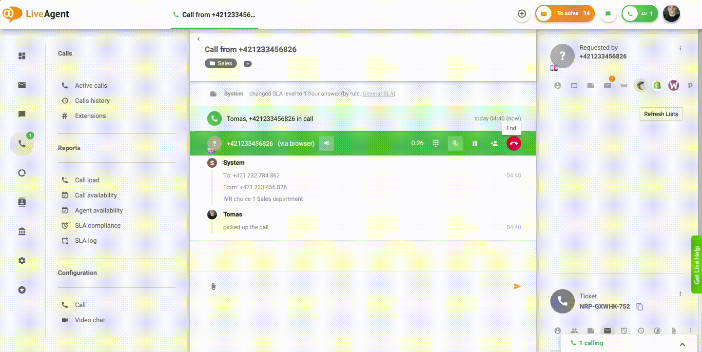 автоматический обратный звонок в службе поддержки клиентов