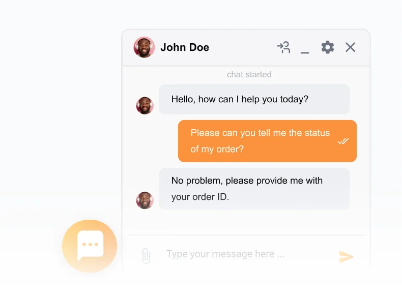 LiveAgent fastest live chat widget for sales and support