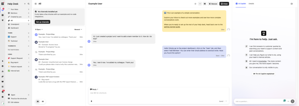 Программное обеспечение для обслуживания клиентов Intercom