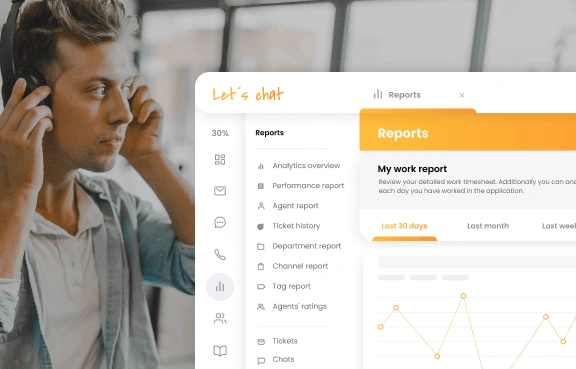 LiveAgent analytics and reporting