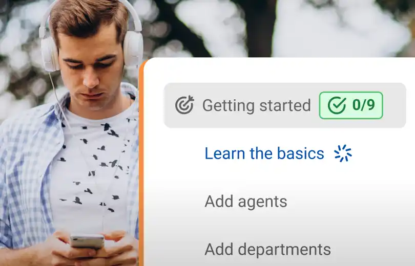 LiveAgent product tour showing help desk features and use cases
