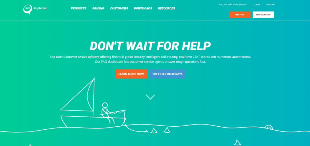 Домашняя страница LiveHelpNow