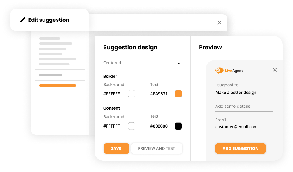Функция обратной связи и предложений в программном обеспечении справочной службы - LiveAgent
