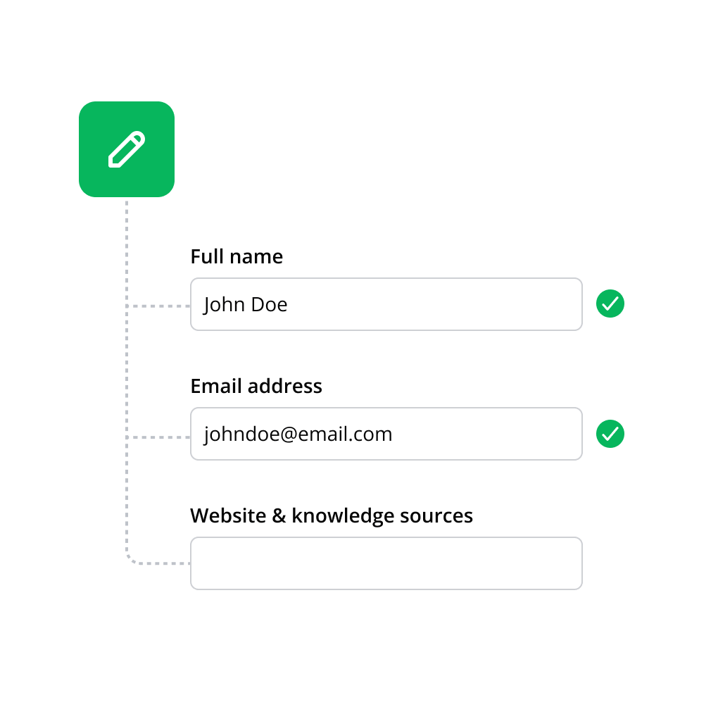Submit your request via the form