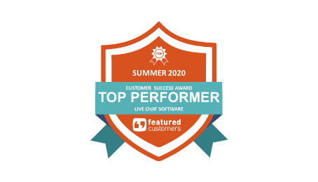 Top Performer in Live Chat Category