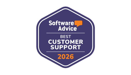 software advice customer support 2026 badge