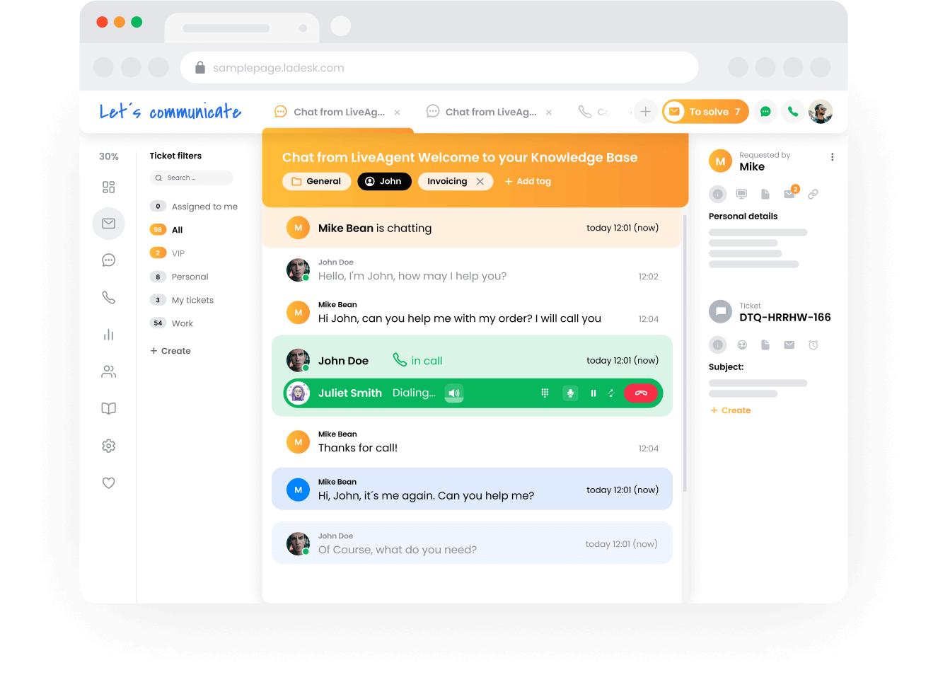 Support team collaboration and communication