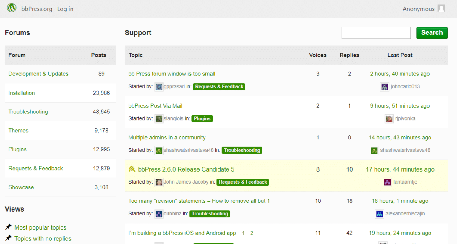 bbPress WordPress forum plugin