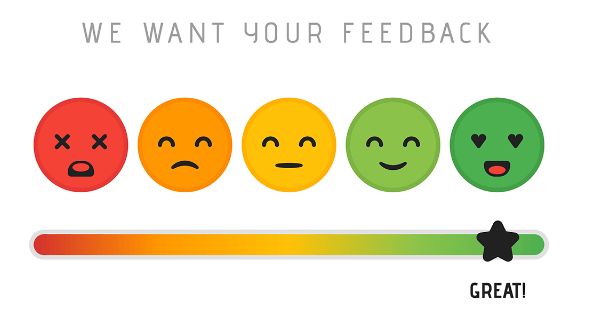 Image of a customer satisfaction scale