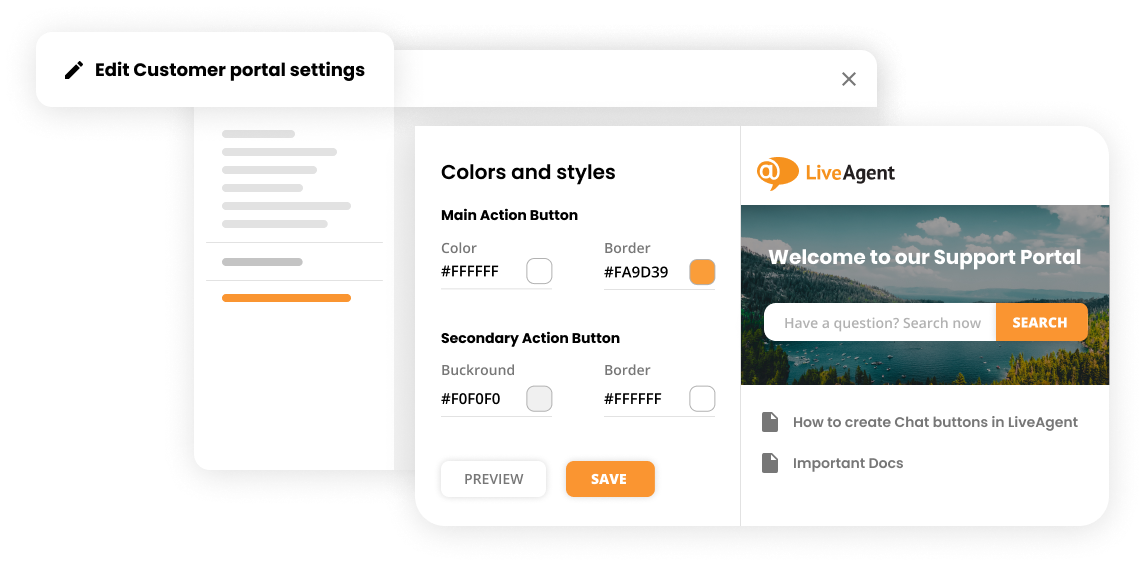 LiveAgent's internal knowledge base