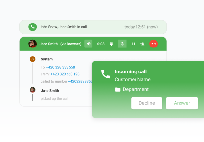 LiveAgent call center and live chat integration