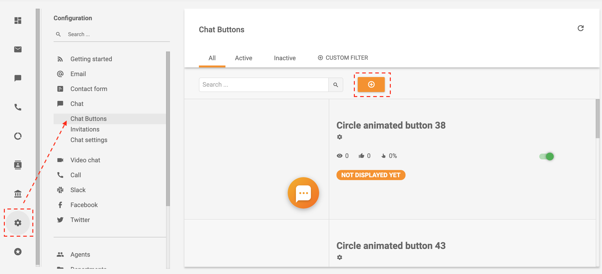 LiveAgent - Create a chat button
