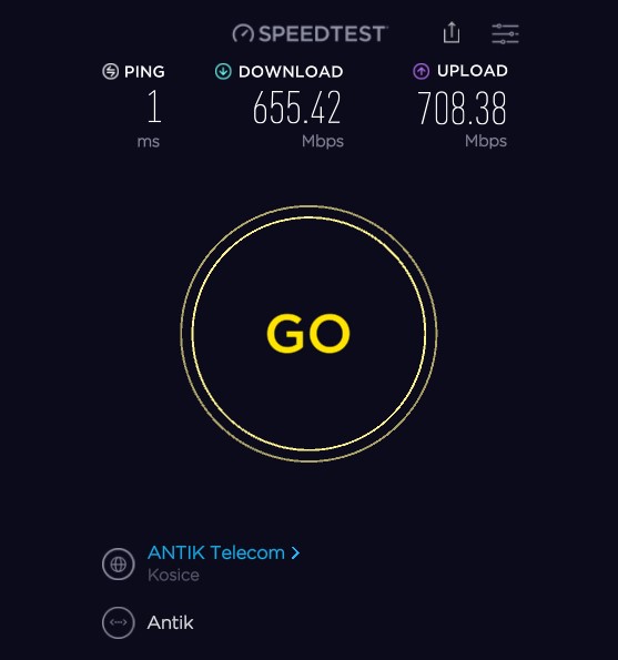 Internet speed test Ookla