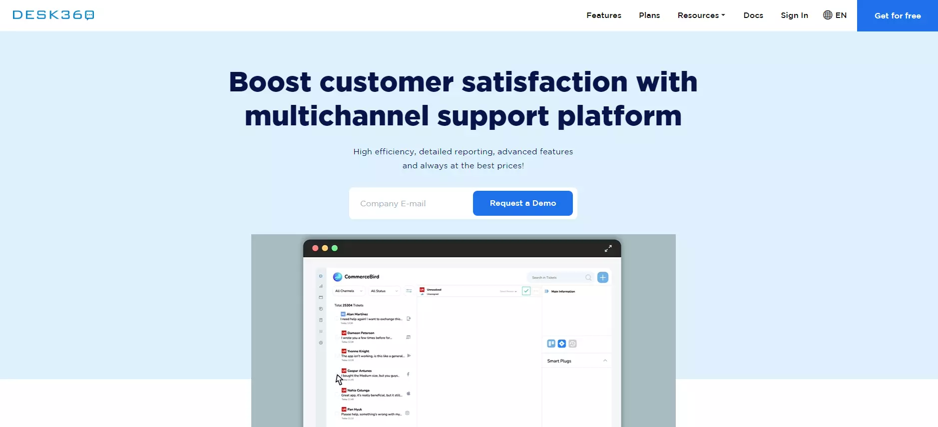 Домашняя страница Desk360