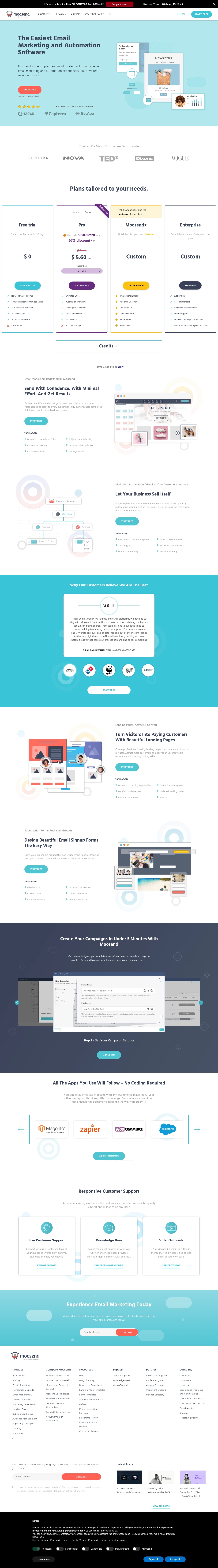 Moosend Help Desk Contacts