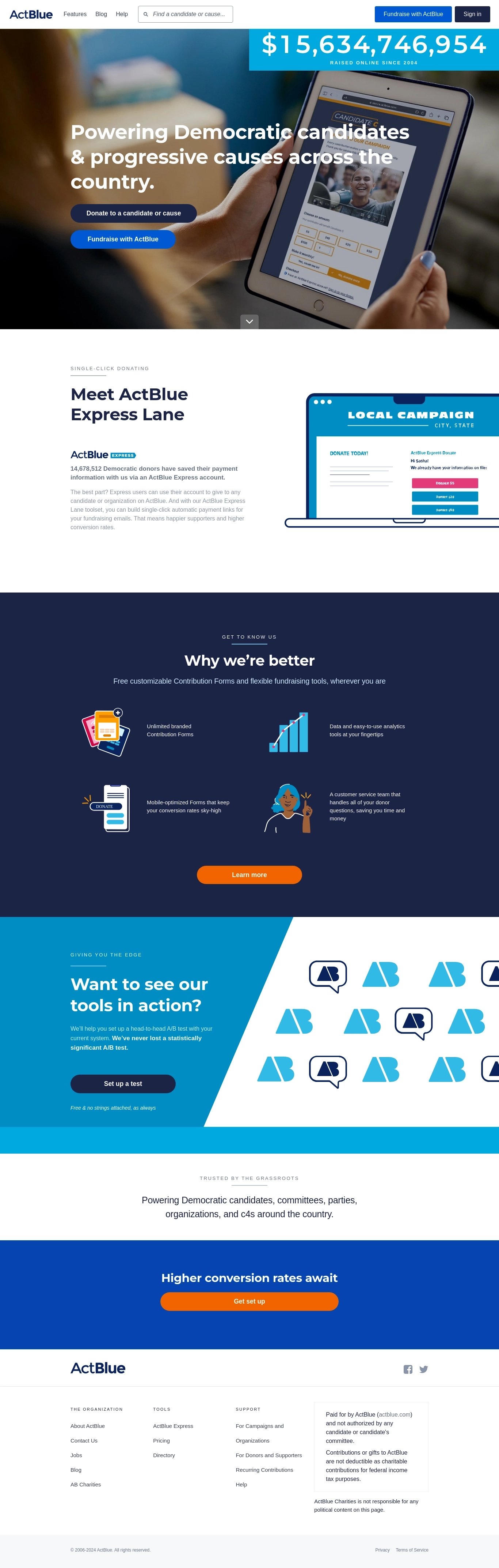 ActBlue Help Desk Contacts