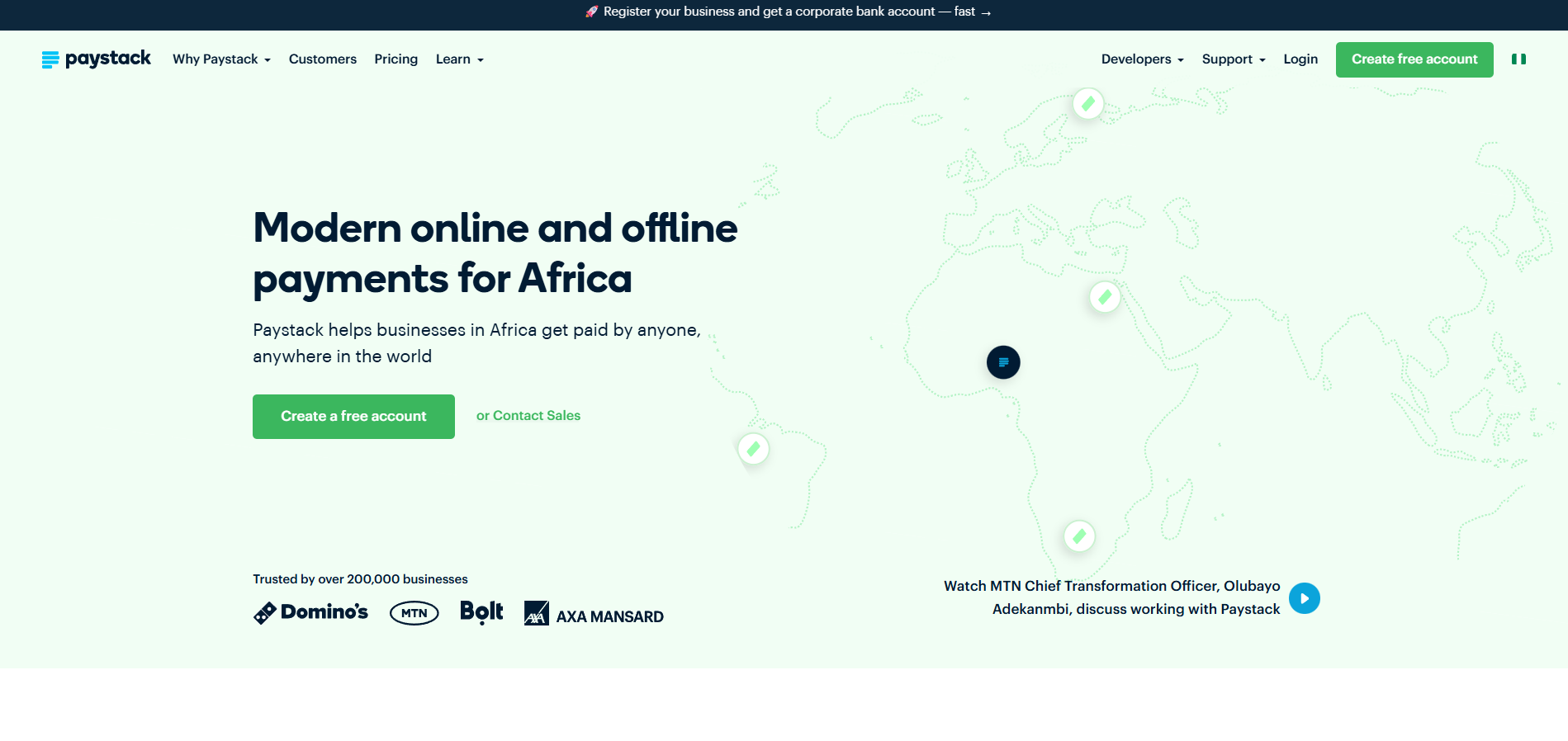 Paystack Help Desk Contacts