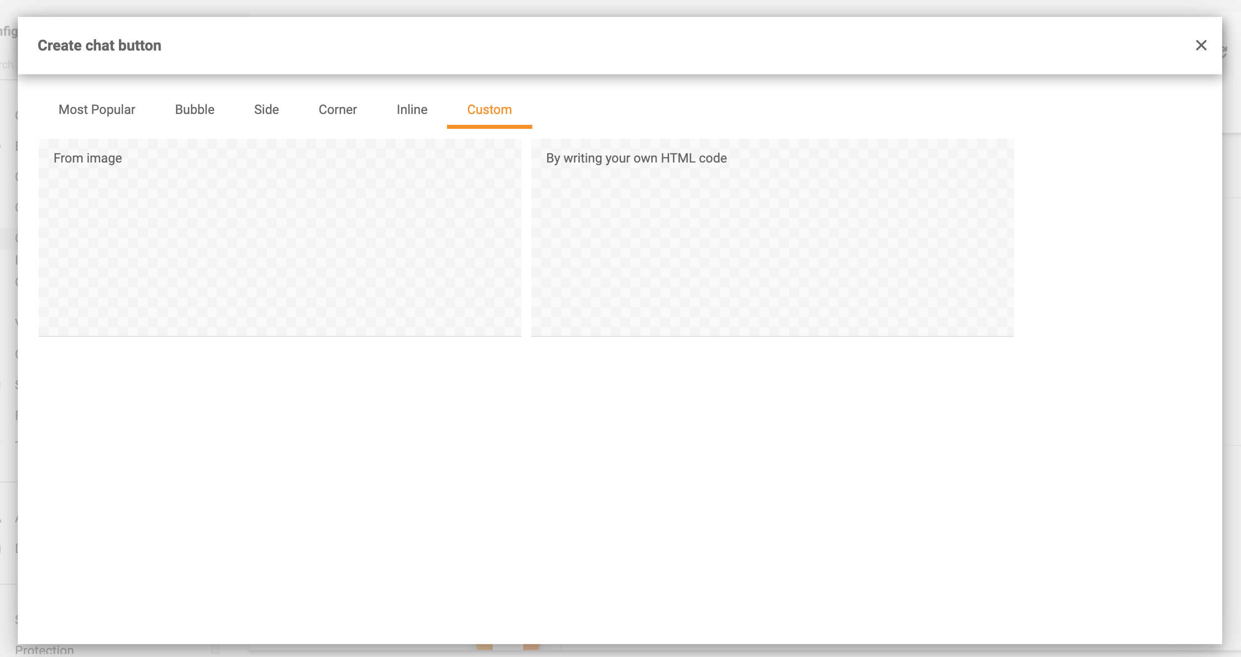 Customizable chat button LiveAgent