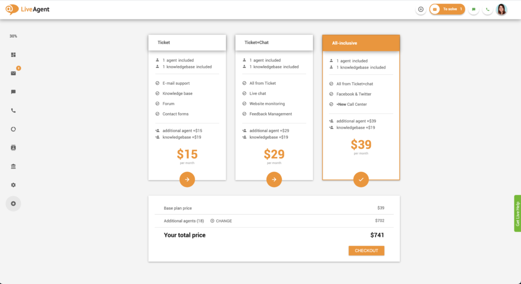 Owner upgrade option