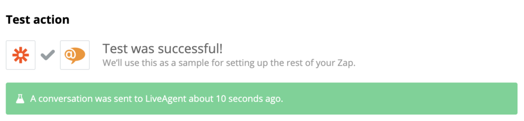 A successful test of a PayPal and LiveAgent integration