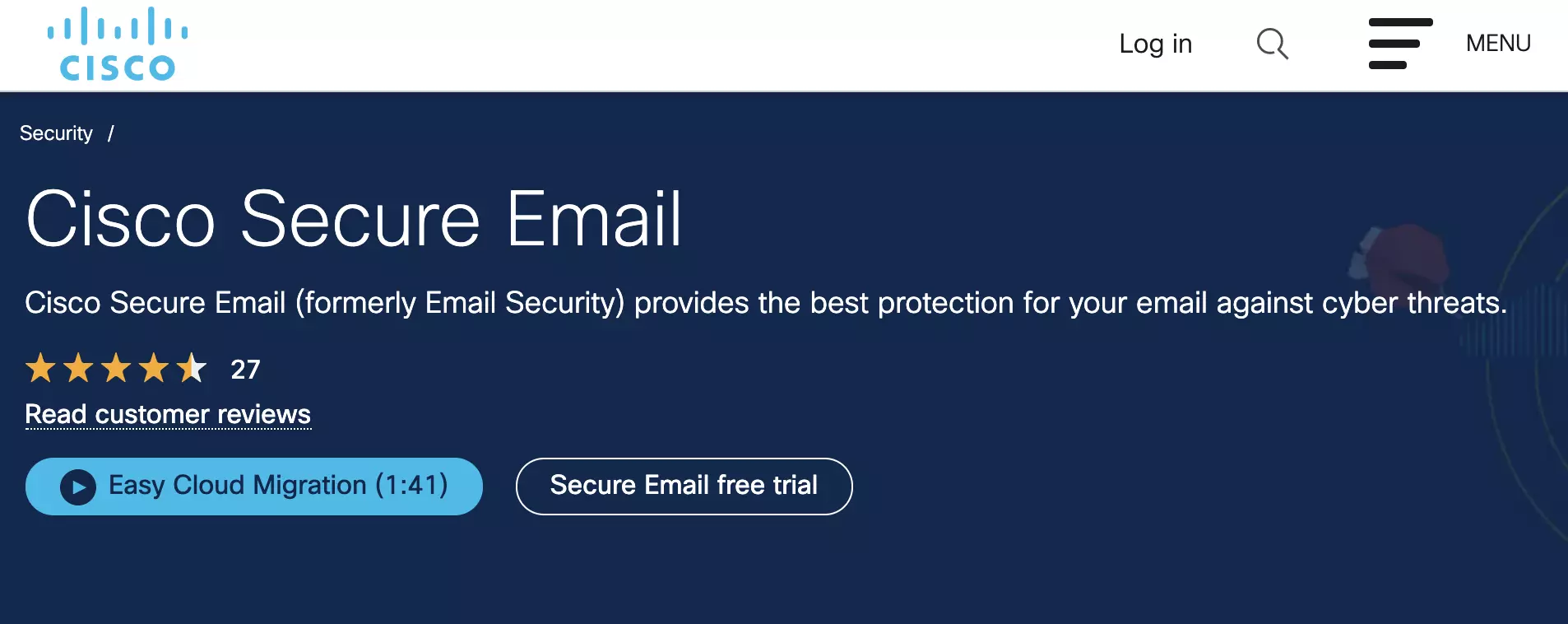 Cisco Secure Email Website