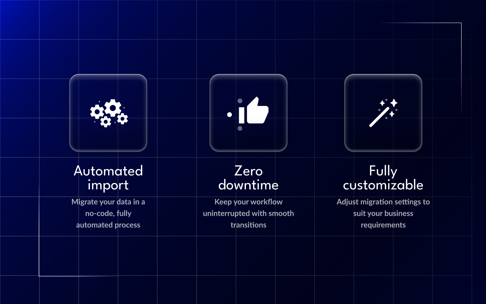 Key features of Help Desk Migration