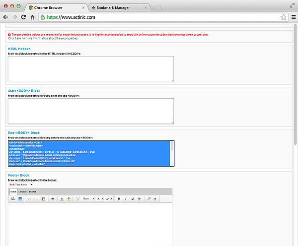 Настройка интеграции Oxatis LiveAgent