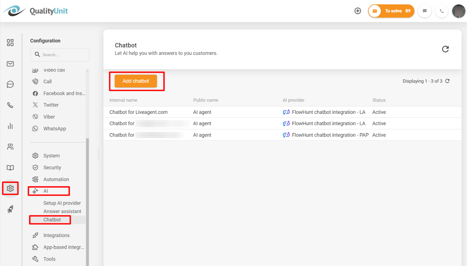 Adding FlowHunt AI chatbot