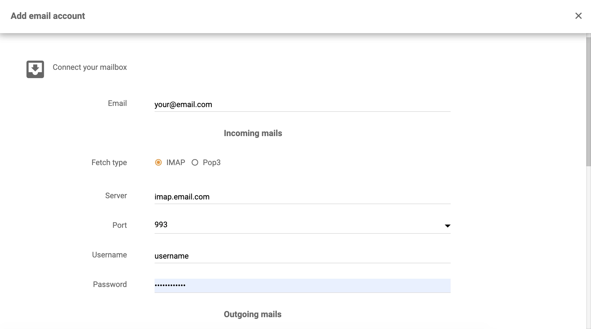 Fill out your details