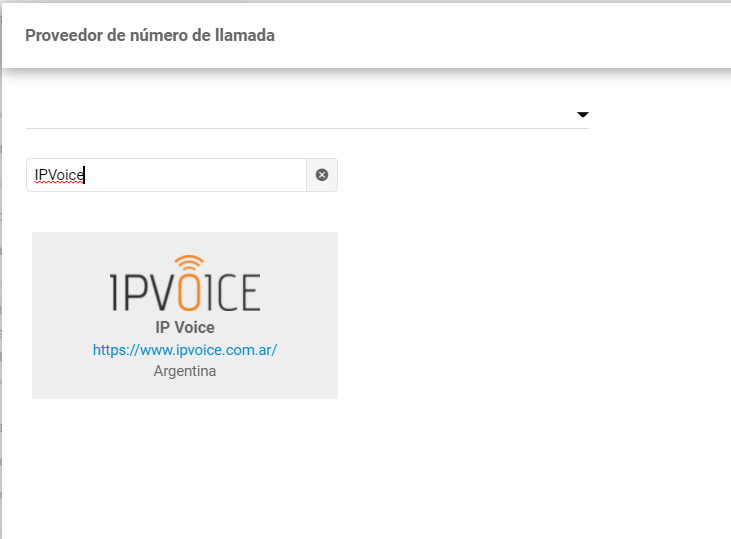 IP Voice search
