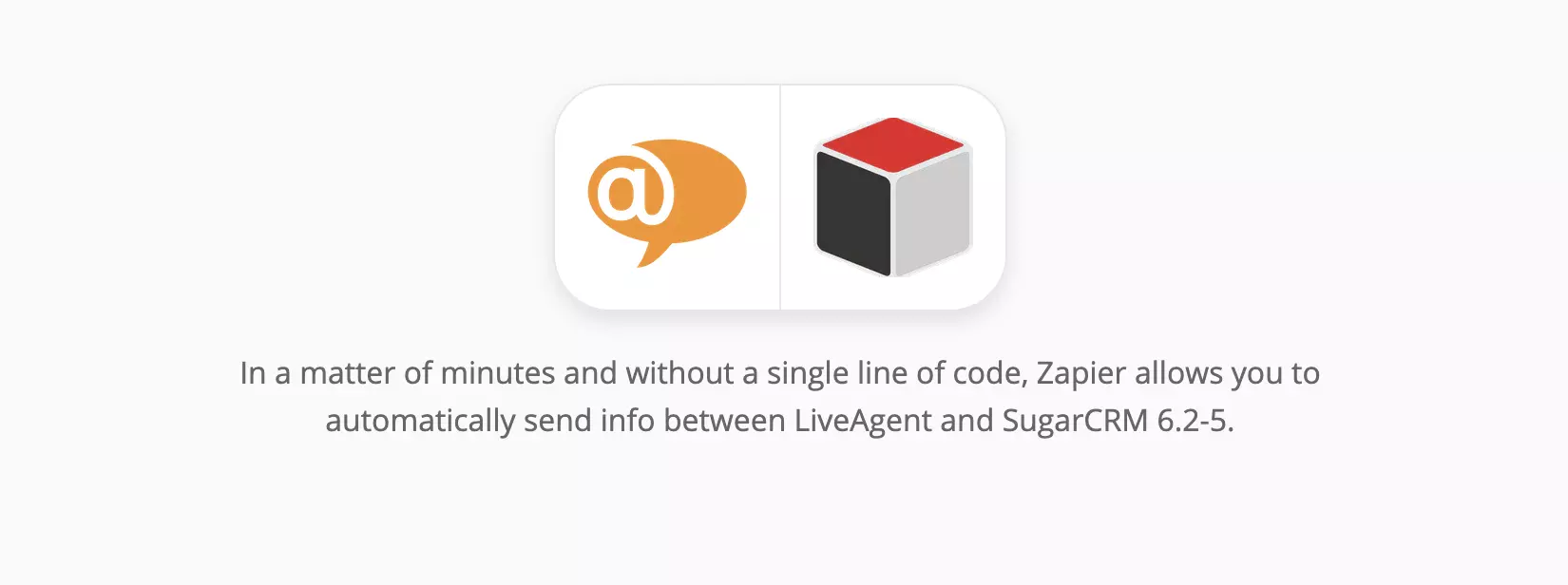 LiveAgent and SugarCRM integration on Zapier