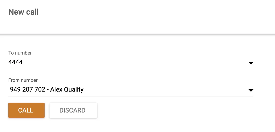 Start calling with TelefonBG number from LiveAgent