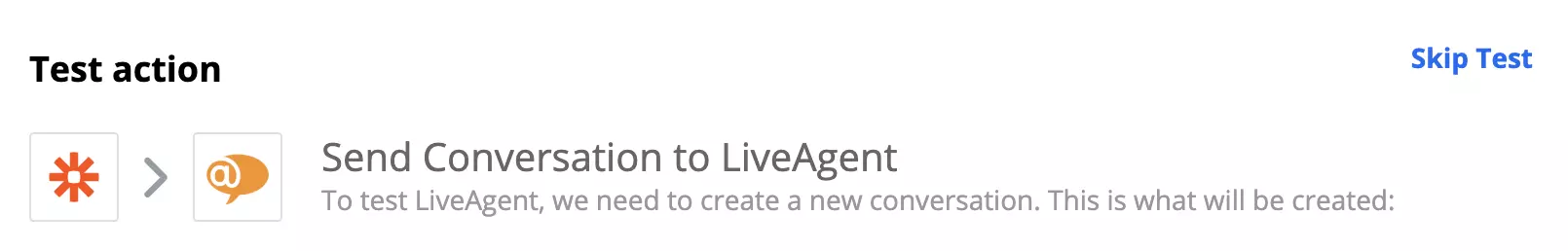 Тест интеграции Jira и LiveAgent на Zapier