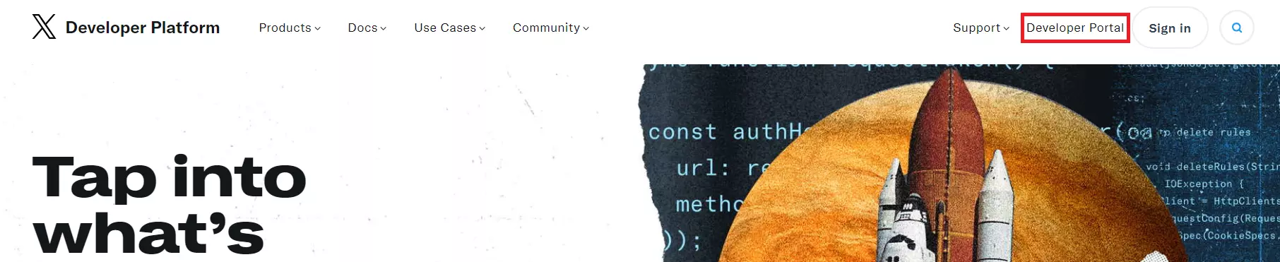 Twitter developer platform