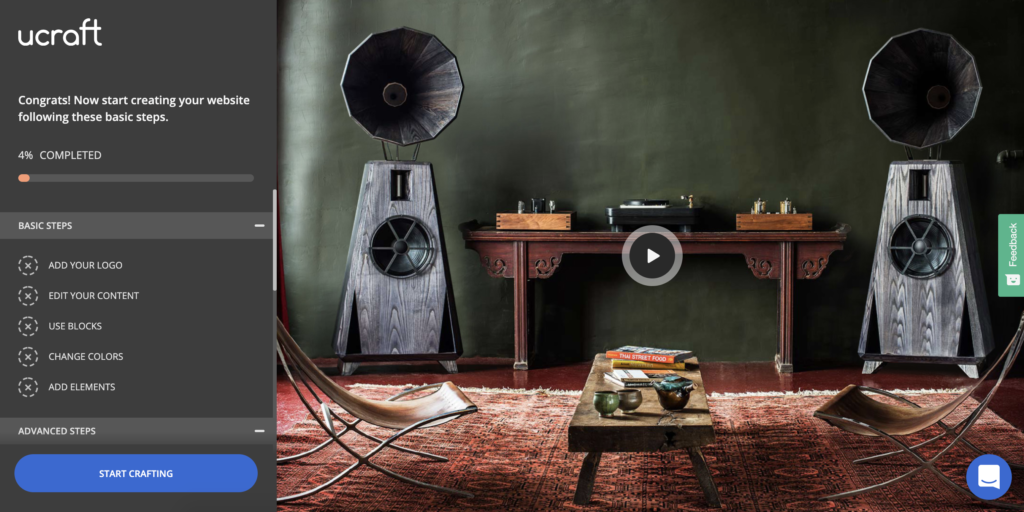 Редактор Ucraft