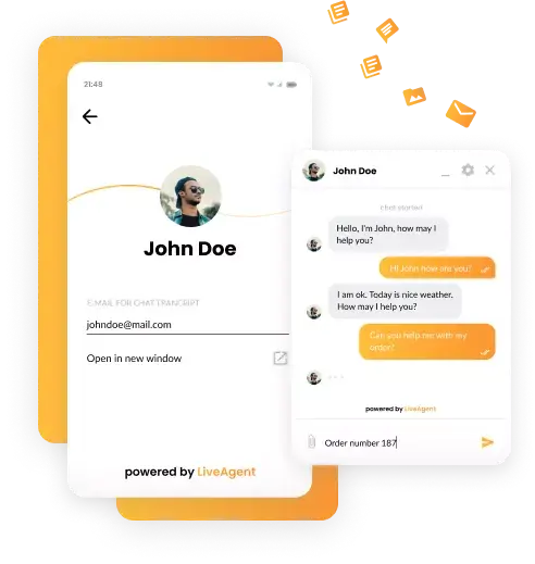 Mobile customer service software