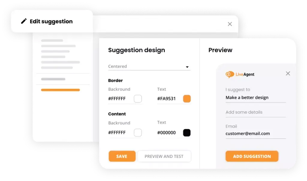 Feedback & Suggestions