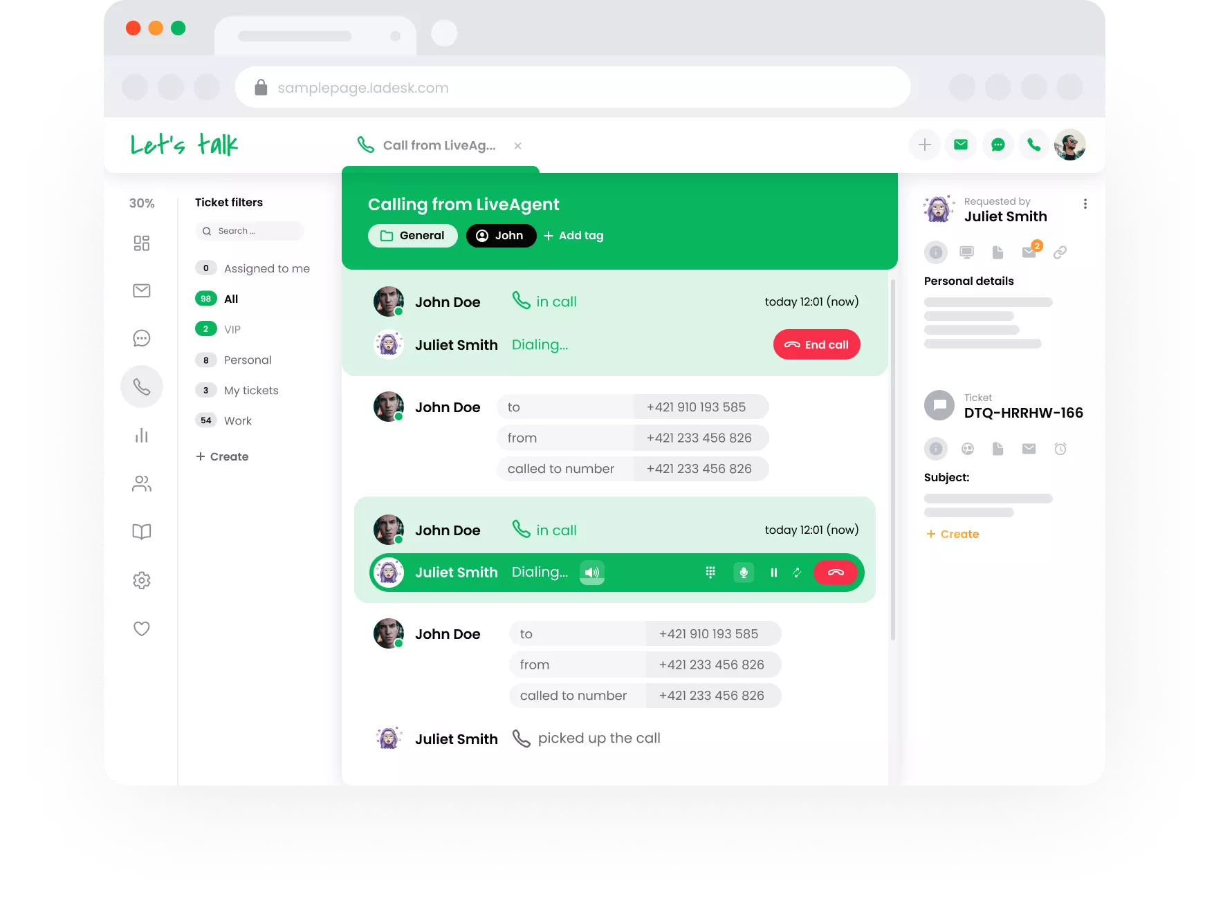 LiveAgent equips your agents for success