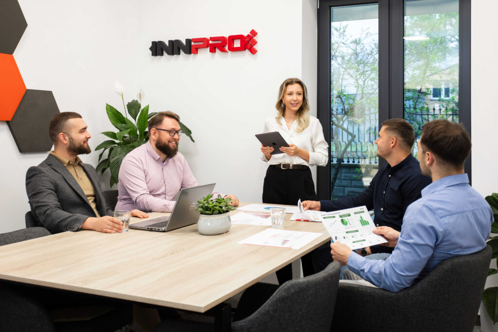INNPRO's team in the office setting