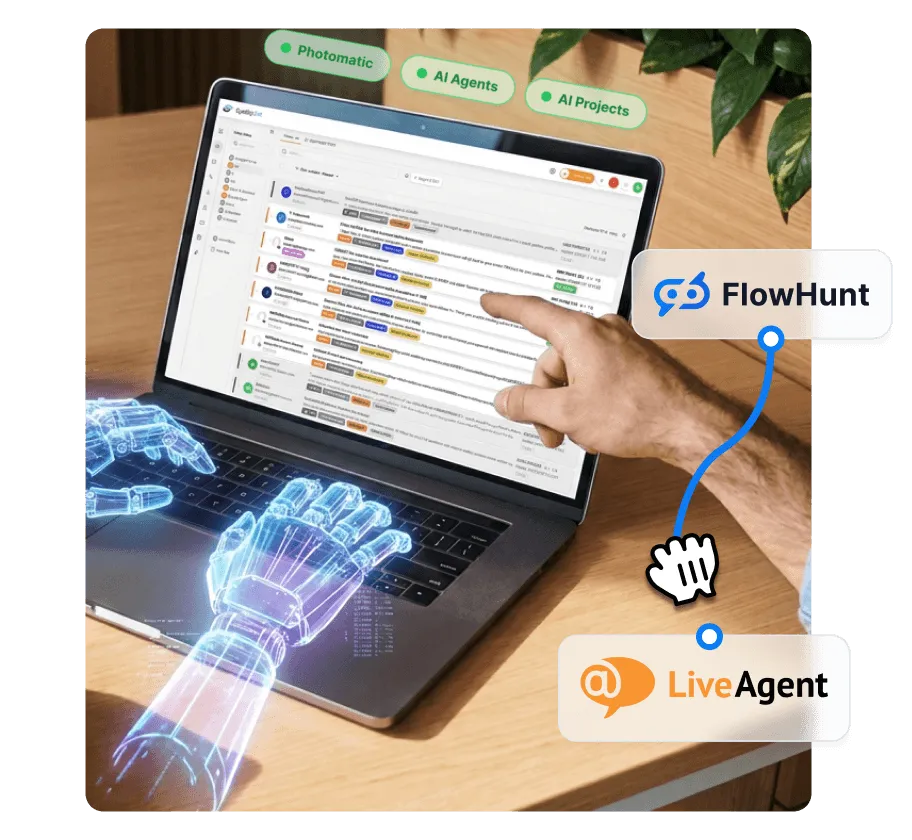 Fully managed AI support setup for LiveAgent clients
