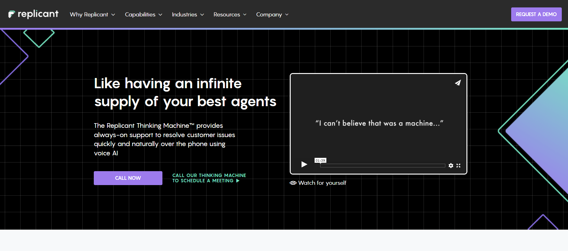 Домашняя страница Replicant