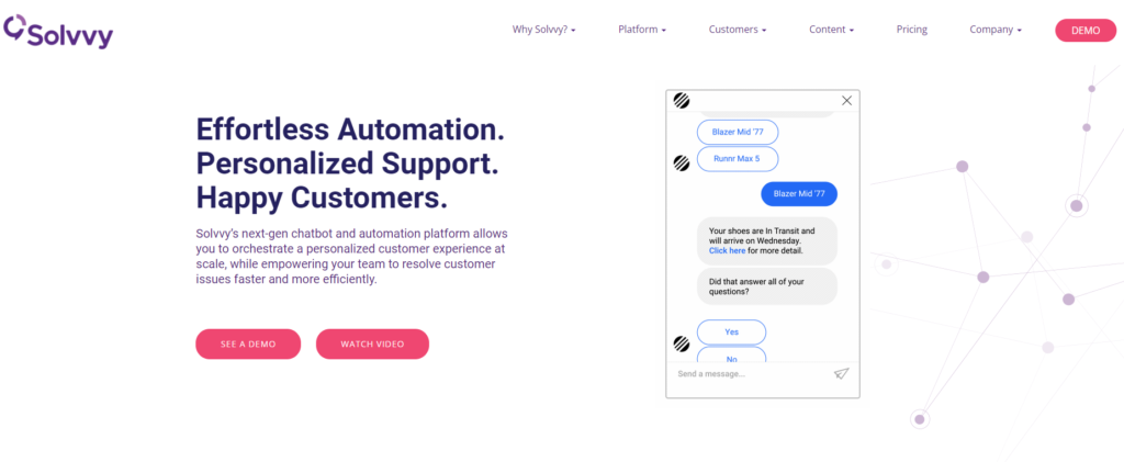 Домашняя страница Solvvy