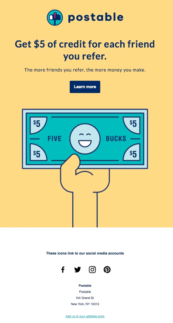 Пример программы реферального маркетинга